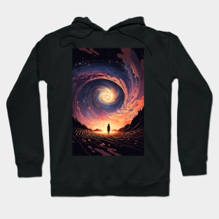 A Planet Being Consumed By A Black Hole Hoodie